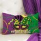 Mardi Gras Lumbar Decorative Rectangle Pillow Cover 12 x 20, Jester Mask New Orleans Carnival Porch Patio Outdoor Pillowcase, Beads Fleur De Lis Masquerade Sofa Couch Cushion Case Home Decor